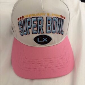 Stoney Clover Lane x 47 Super Bowl LX Cap with Pink Brim
